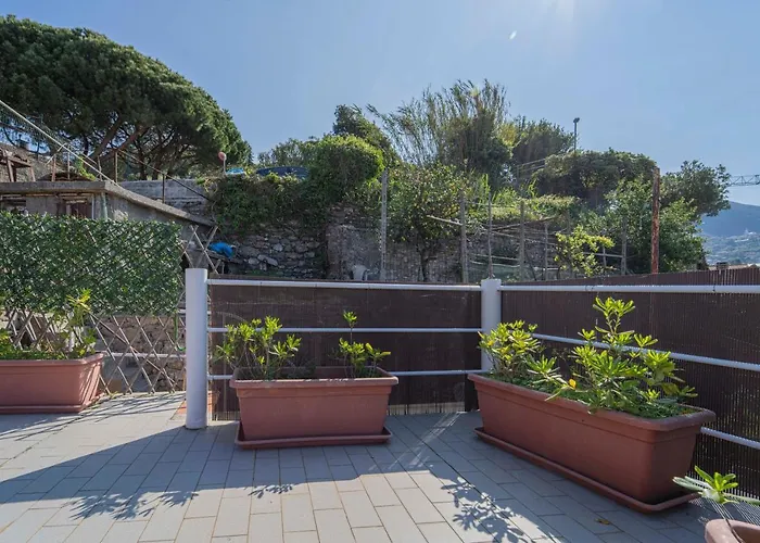 Apartment 012b - Loft, Casa In Centro Con Terrazza Gigante Privata, 100metri Da Spiaggia E Mare Moneglia